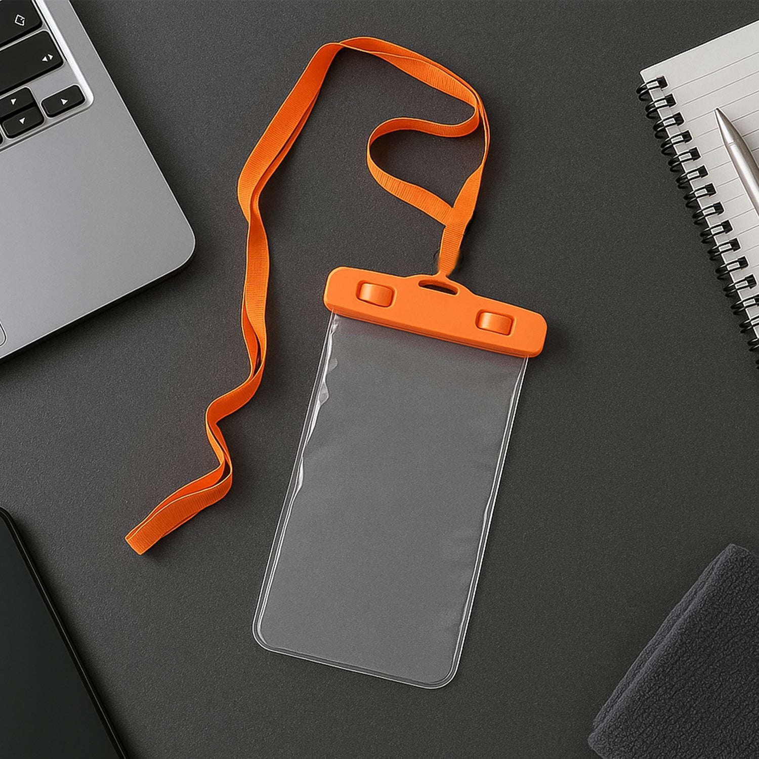 Mobile Waterproof Sealed Transparent Plastic Bag / Pouch Cover for All Mobile Phones