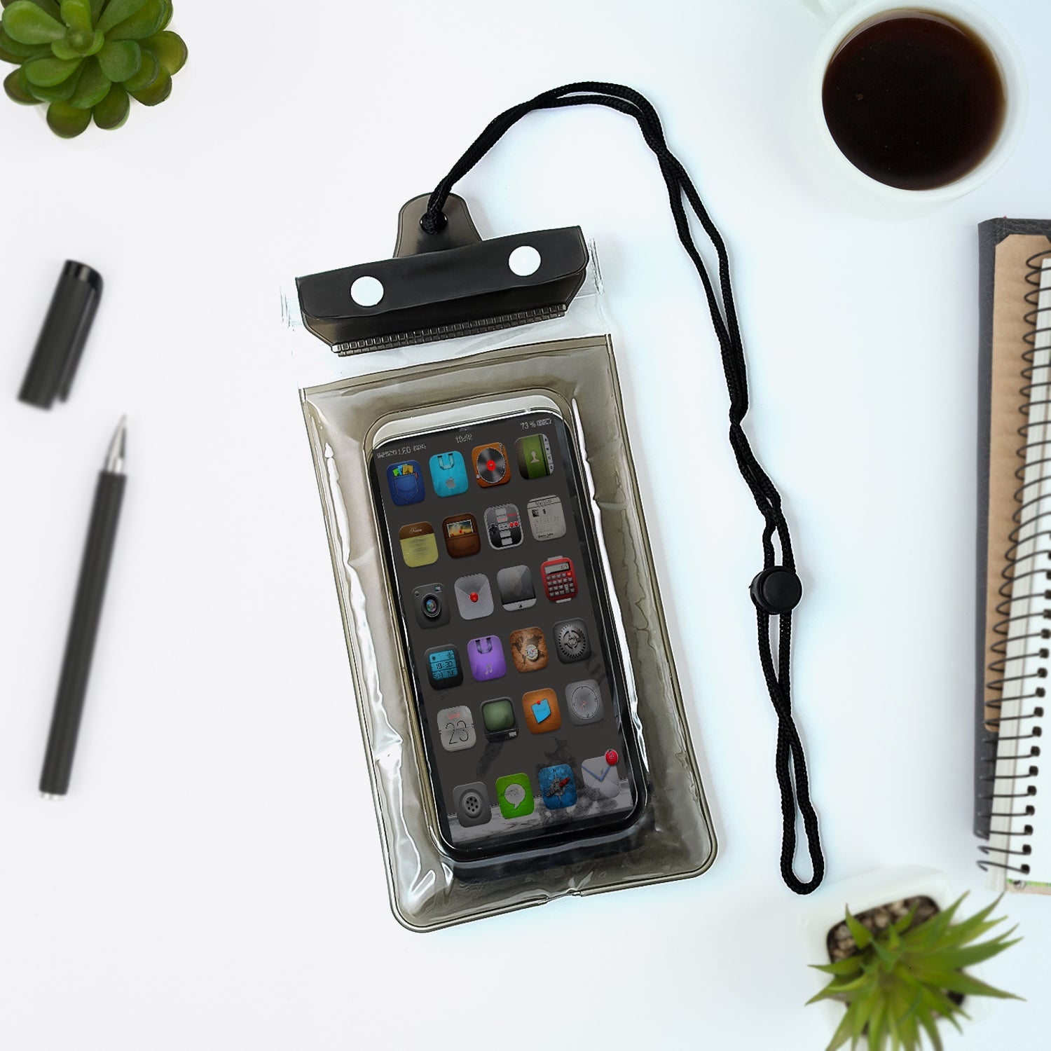 Mix Color Waterproof Mobile Phone Case (Mix Color / 1 Pc)