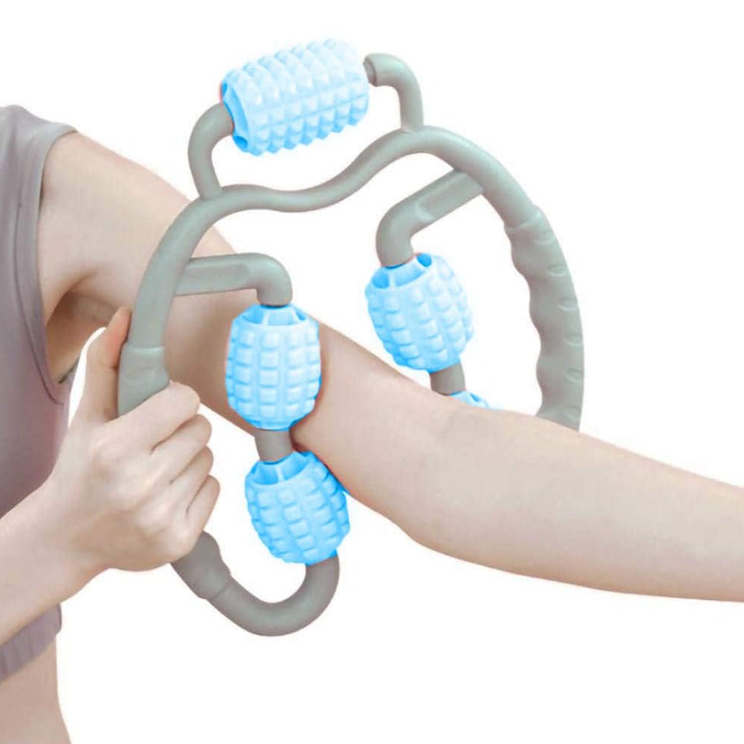 Muscle Massage Roller for Leg Soreness & Relaxation (5 Wheels, 1 Pc)