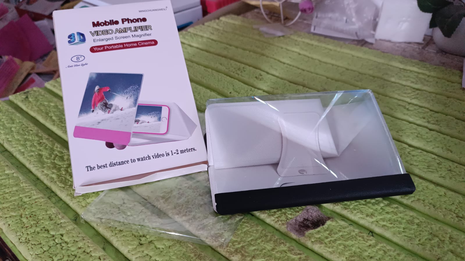 3d Hd Mobile Phone Screen Magnifier Amplifier (1 Pc  8 Inch)