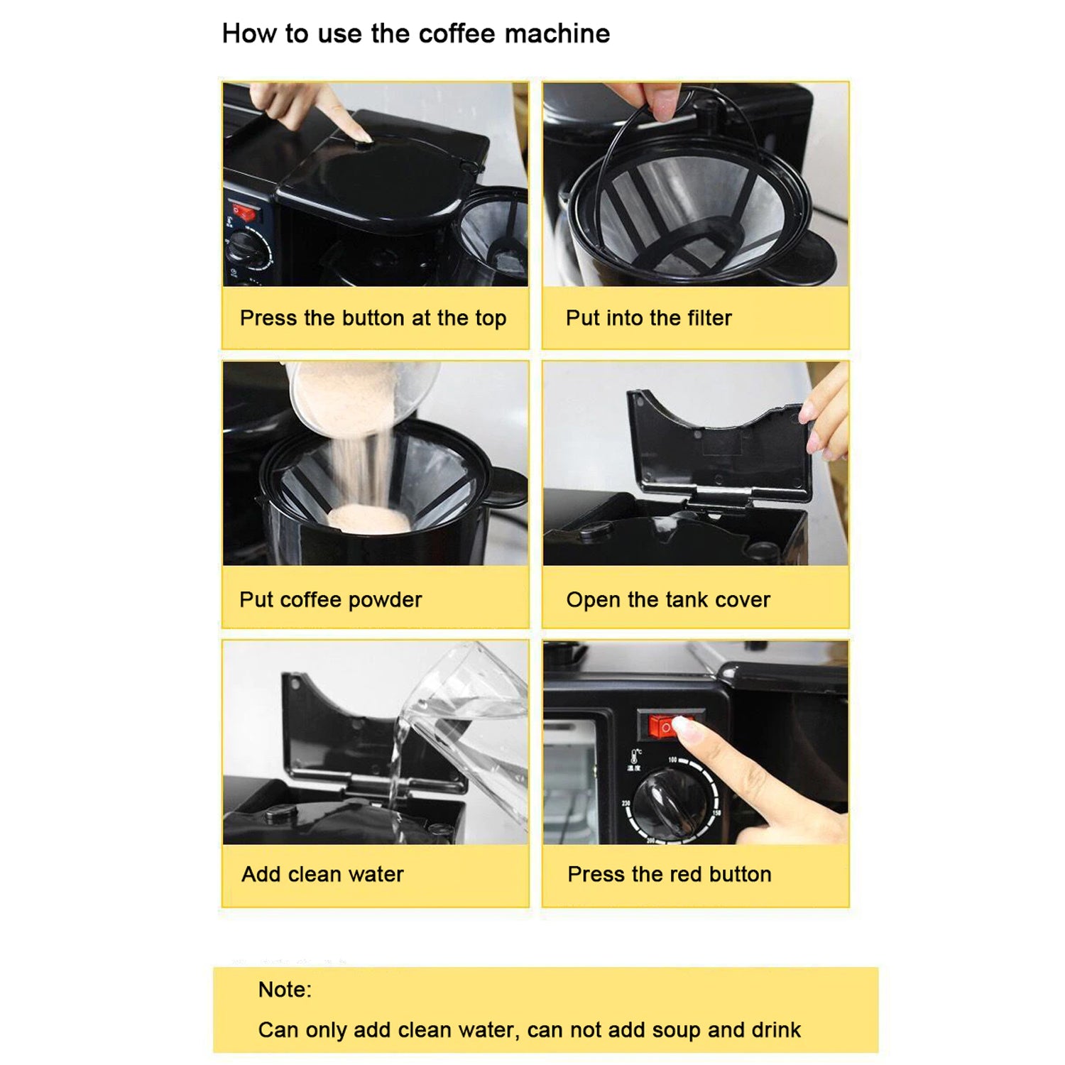 3-in-1 Breakfast Maker – Toaster Oven, Grill Pan & Coffee Maker | All-in-One Portable Breakfast Station (Model 2788)